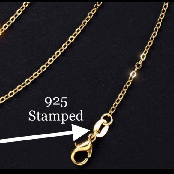 20pc 925 Gold Plated Cable Chains & Pinch Bails Jewelry Making Bundle diy Lot - Picture 3 of 12